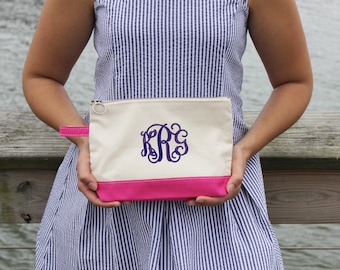 monogrammed makeup bags