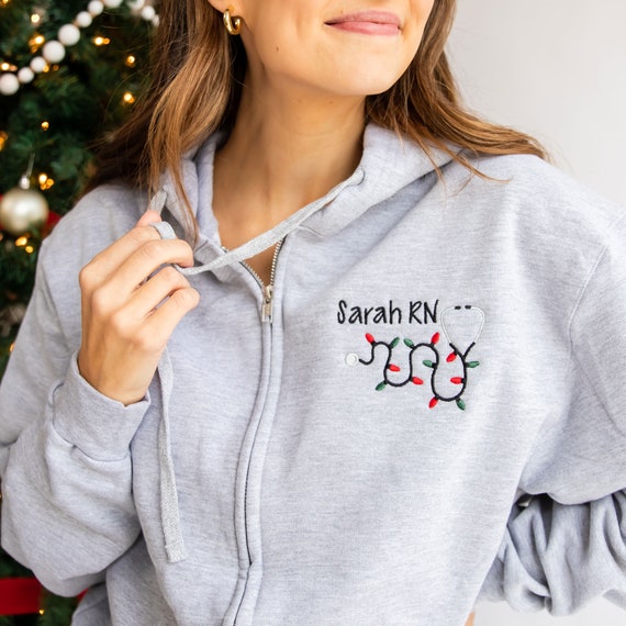 Christmas jacket with hot sale lights