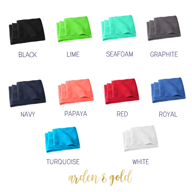 SEmbroideredBoutique Beach Towel - Thumbnail 5