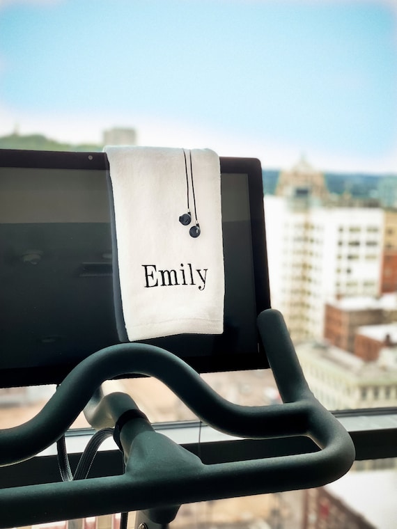 Personalized Gym Towel, Embroidered Sports Towel, Workout Gift