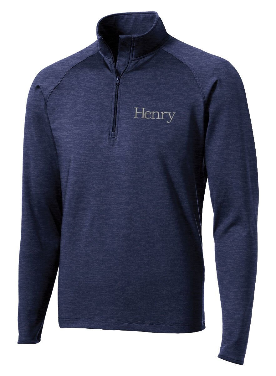 Produktbild von Liberty Imports Pack Of 3 Men's Performance Quarter Zip Pullovers