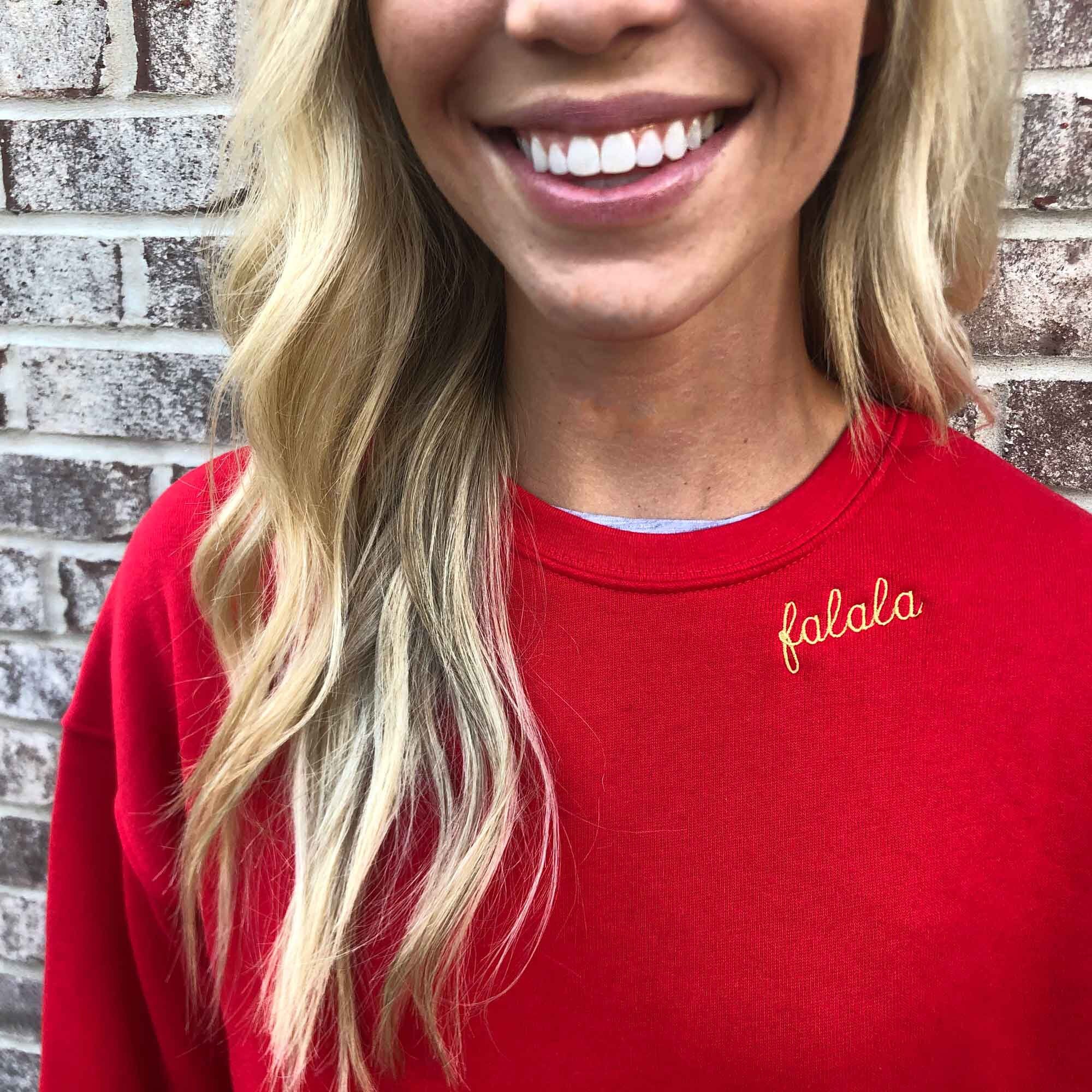 plus size red sweater