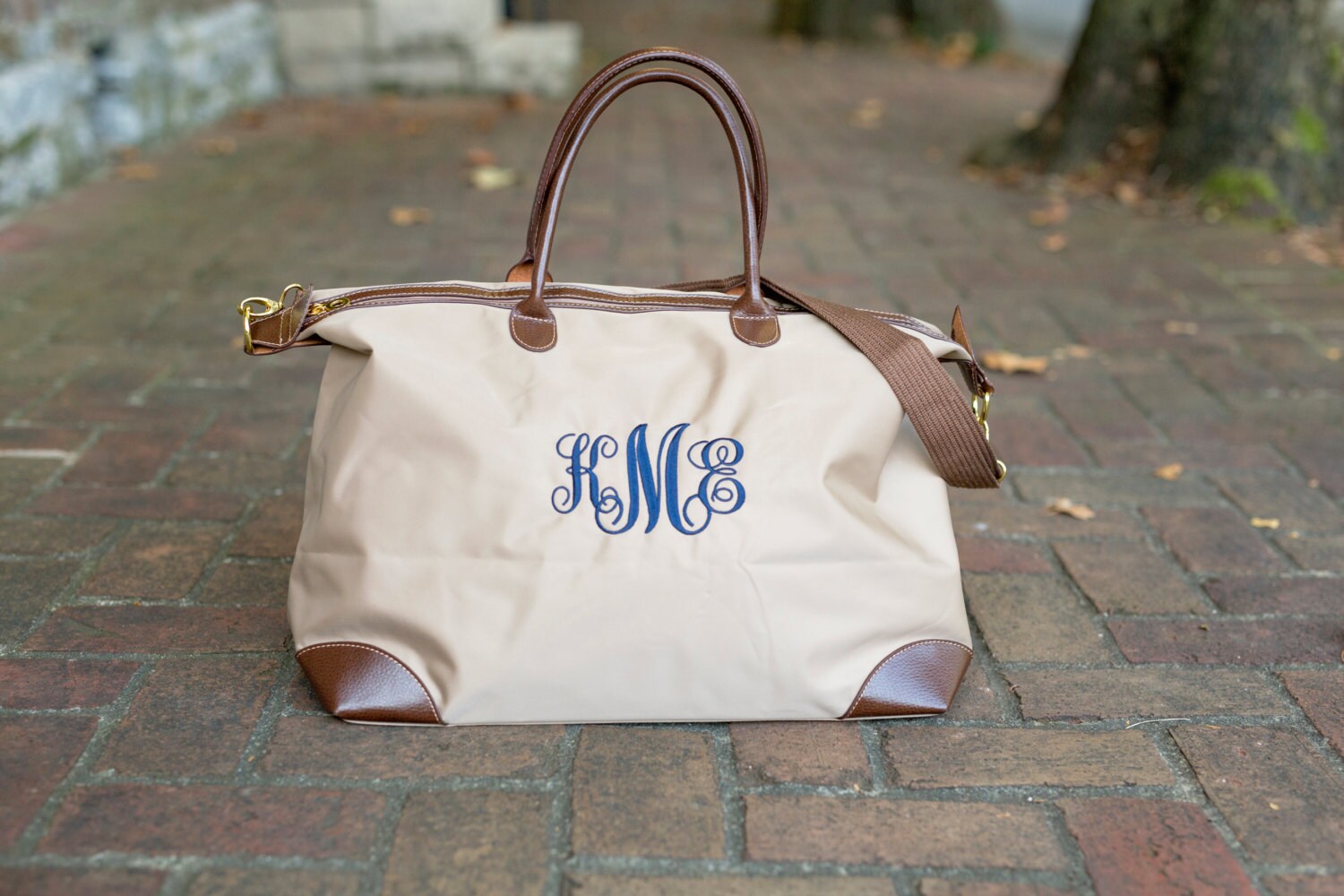 personalised over night bag