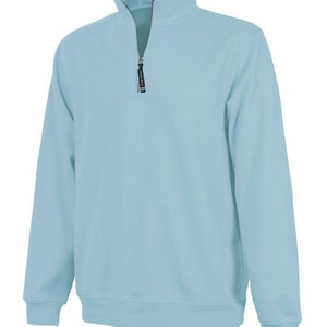 Monogram Pullover Personalized Quarter Zip Monogrammed Fleece Ladies Monogram Zip Up Quarter Zip with Pockets image 5