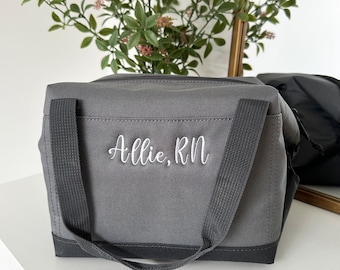 Parker Small Collapsible Cooler | Gift for Nurse | Graduation Present | Personalized Lunch Bag