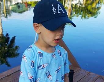 Monogrammed Youth Baseball Cap | Personalized Toddler Hat