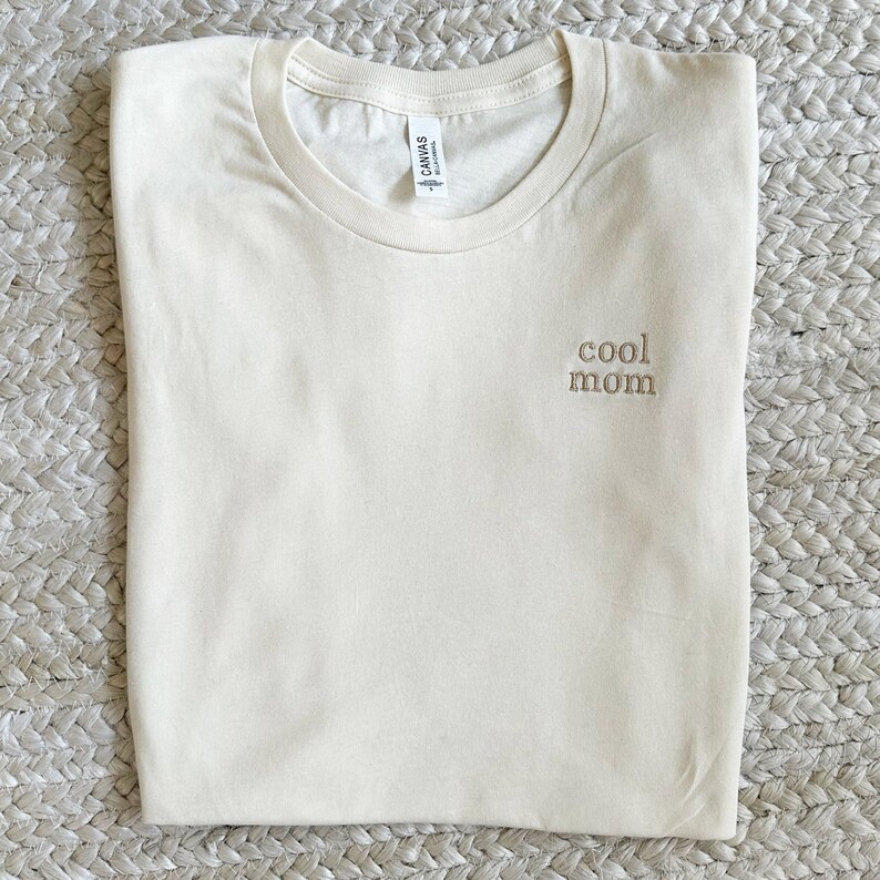 Embroidered T-Shirt | Bella Canvas Unisex Tee image 2