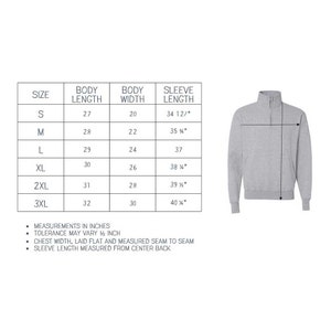 Monogram Pullover Quarter Zip Sweatshirt Personalized Quarter Zip Monogrammed College Classic Popover Gift for Her image 6