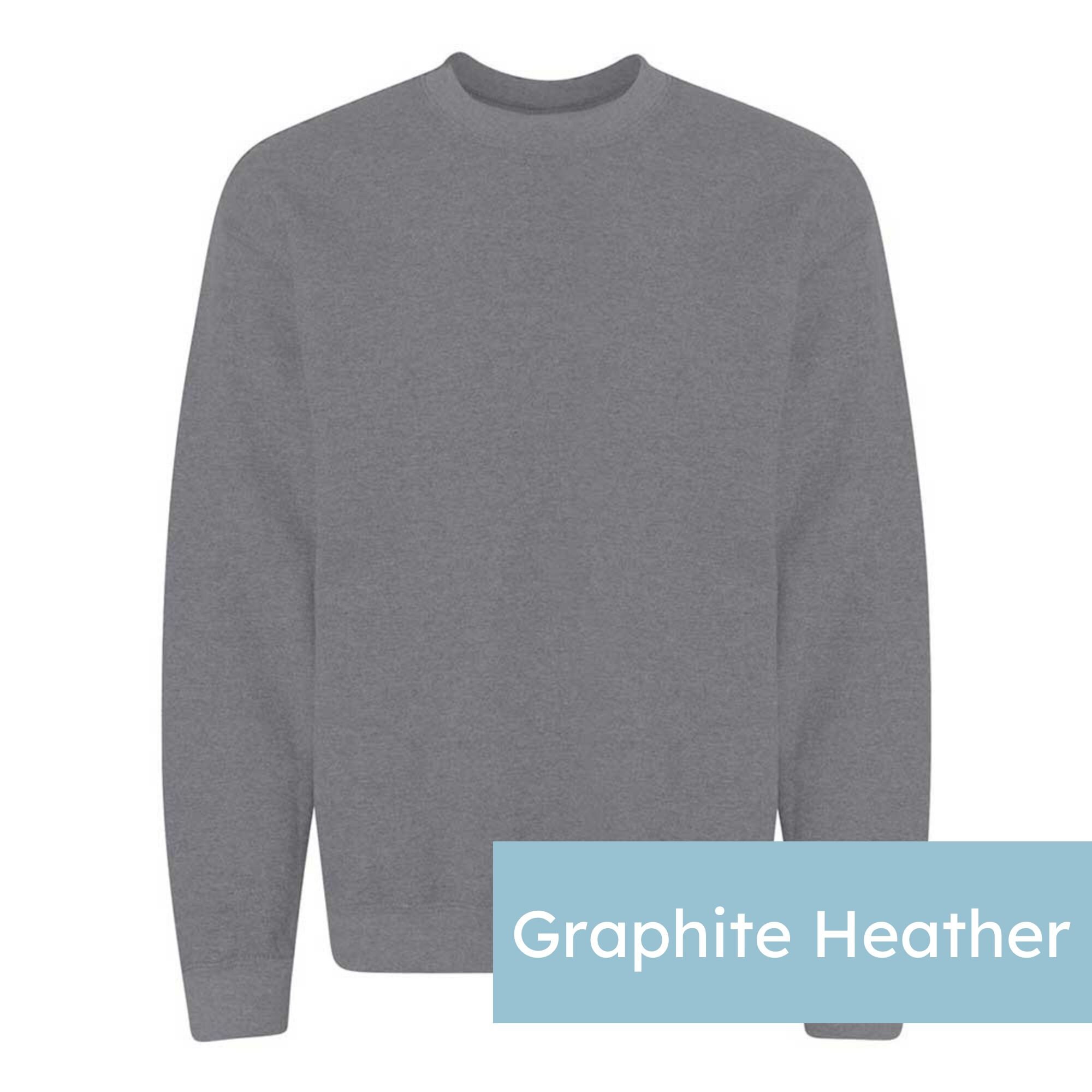 Floral USA Embroidered Crewneck Sweatshirt | America Sweatshirt