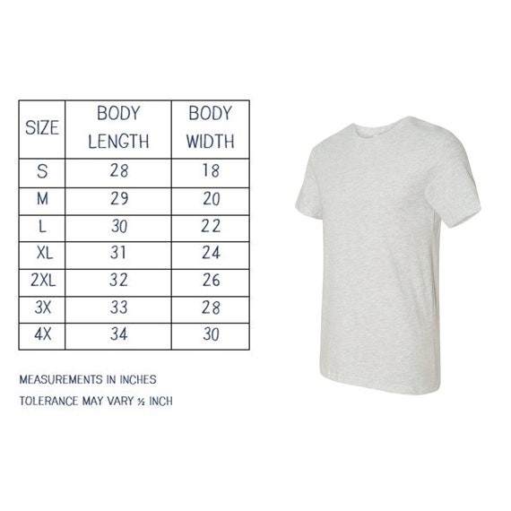 Plain Bella Canvas Shirt Blank Bella 