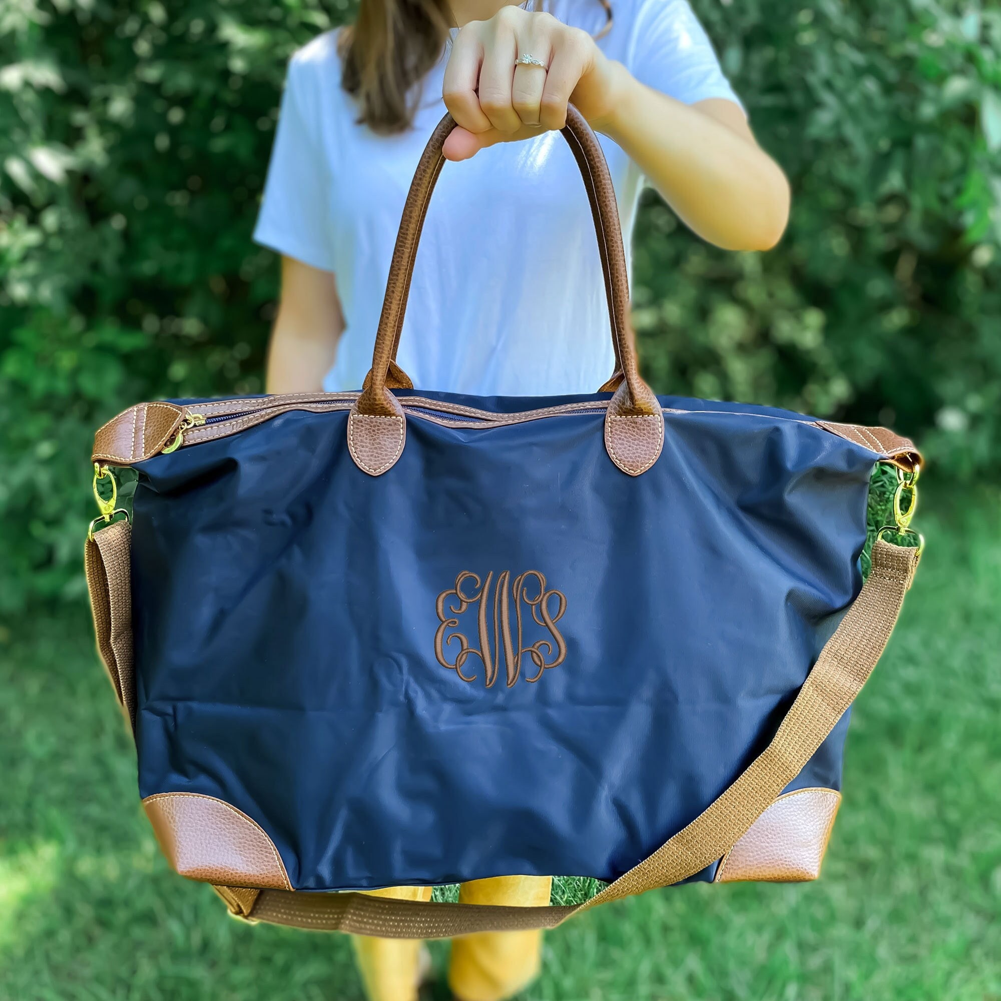 Nylon Tote Bag Monogram