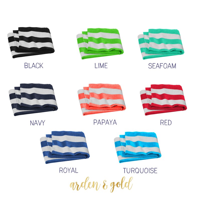 SEmbroideredBoutique Beach Towel - Thumbnail 3