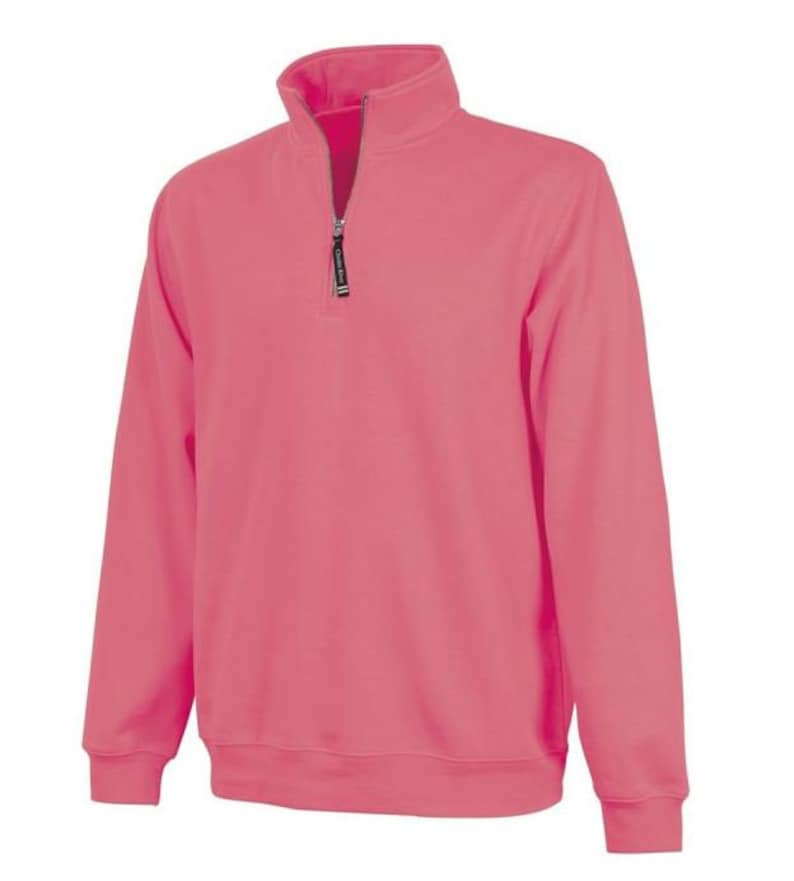 Monogram Pullover Personalized Quarter Zip Monogrammed Fleece Ladies Monogram Zip Up Quarter Zip with Pockets image 4