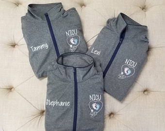 NICU Nurse Ladies Full Zip