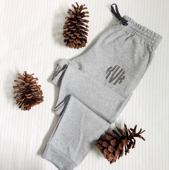 Monogrammed Ladies Sweatpants Lounge Pants
