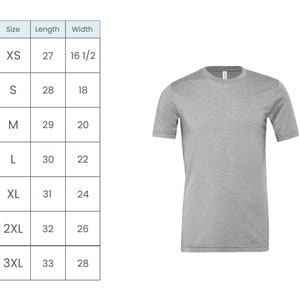 Embroidered T-Shirt | Bella Canvas Unisex Tee image 6