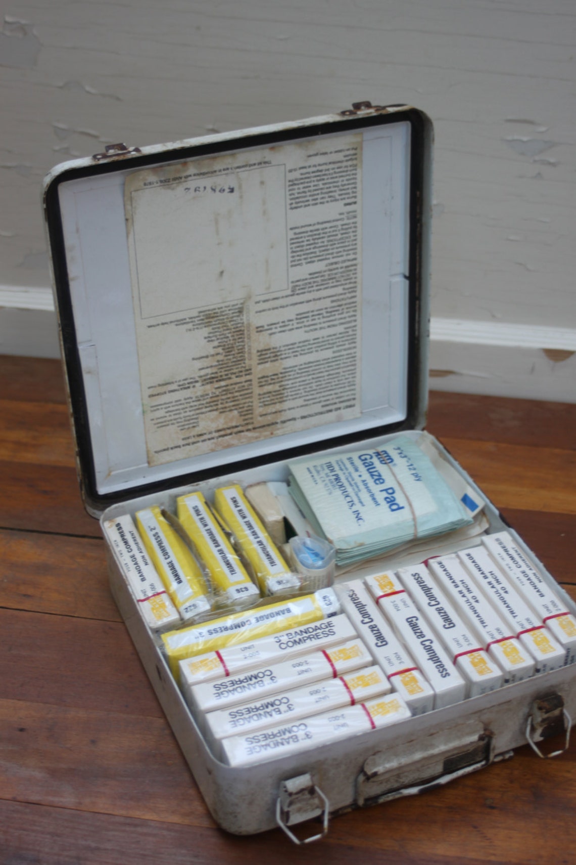 Vintage Blue Bird Medical Supply Company First Aid Kit Etsy