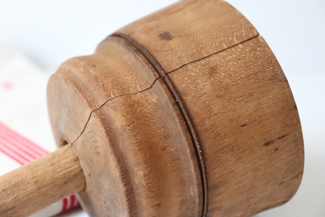 Antike Blätter Butterform Pressform 1866 Vintage | Etsy