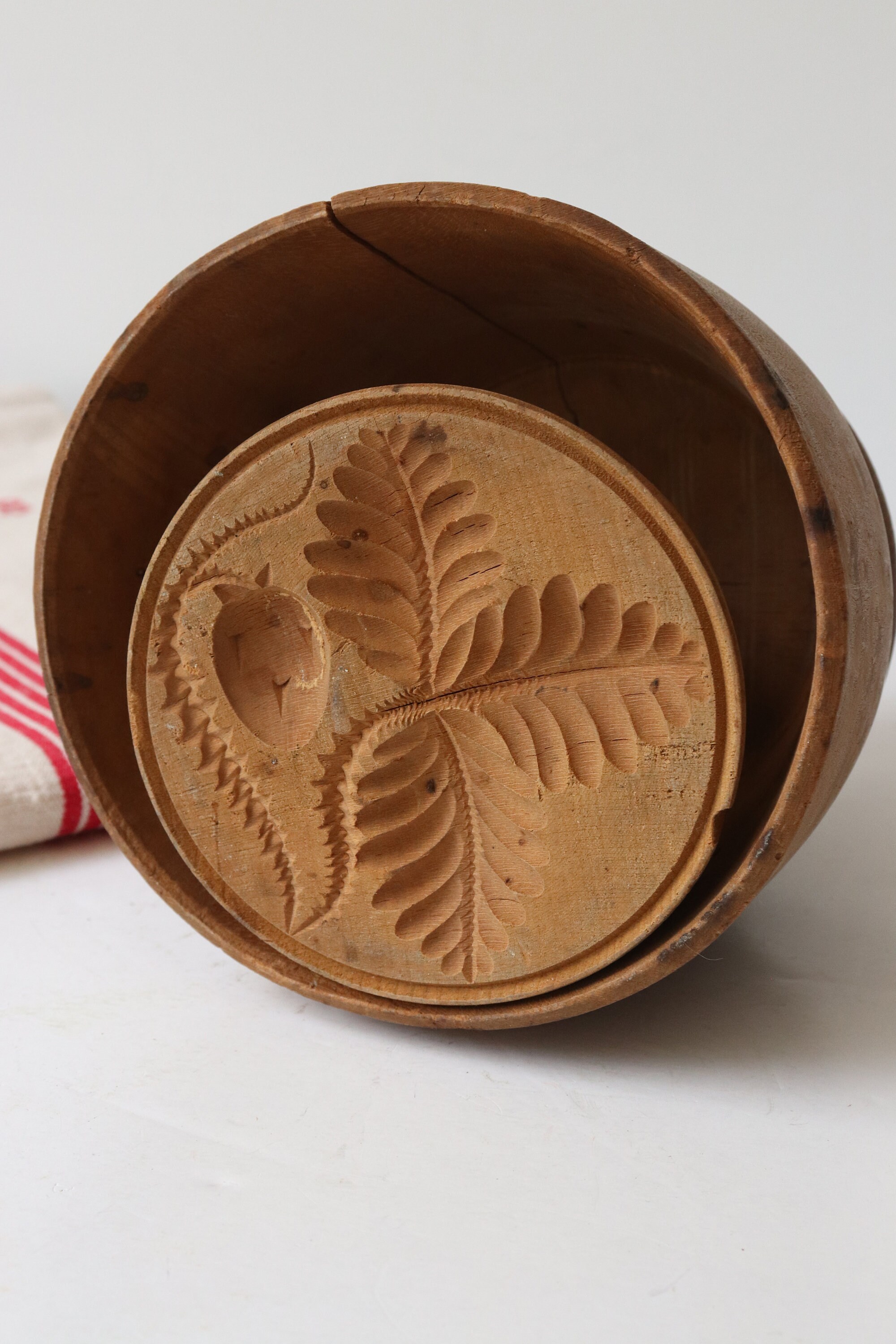 Antike Blätter Butterform Pressform 1866 Vintage | Etsy