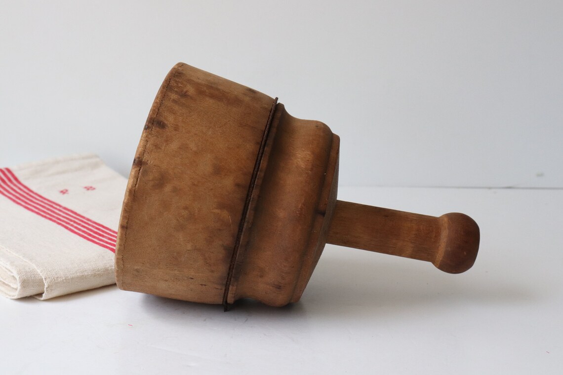 Antike Blätter Butterform Pressform 1866 Vintage | Etsy