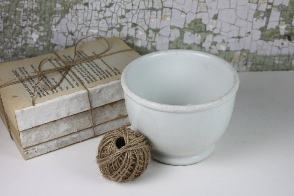 U.S.Q.M.C. White Ironstone Bowl / McNicol China / WWII Etsy