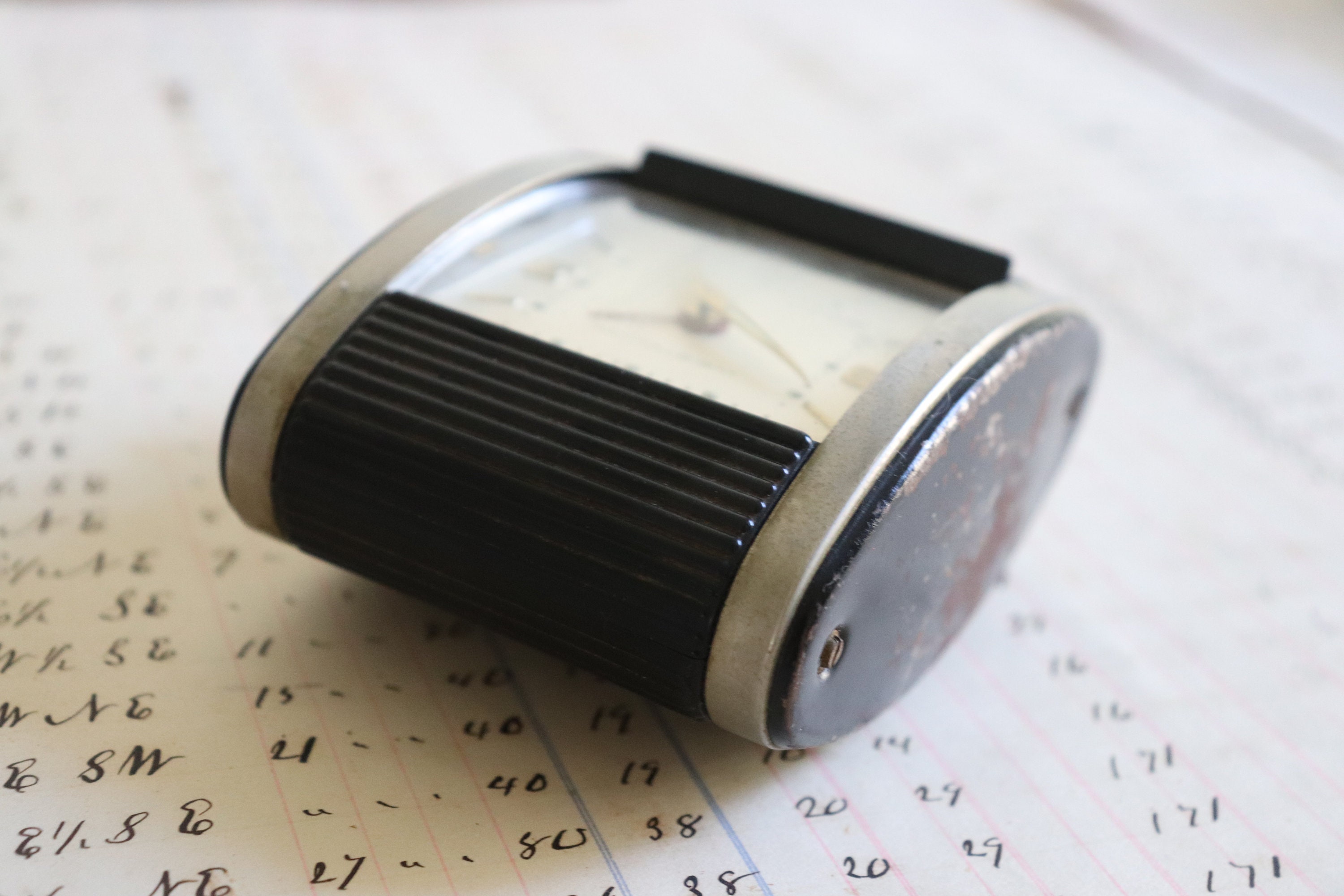 Vintage Westclox Travel Folding Clock Square Black Alarm Etsy UK