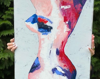 American Woman.  She’s sexy.  She’s Hot. Patriotic red whit blue  Nude. Athletic strong and firm. USA  Fleshy and bootieliscious  art gift