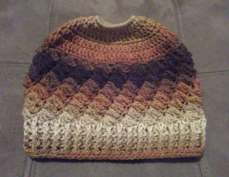 Hat Crochet Pattern PDF Slanted Shells Hat Crochet Pattern also ...