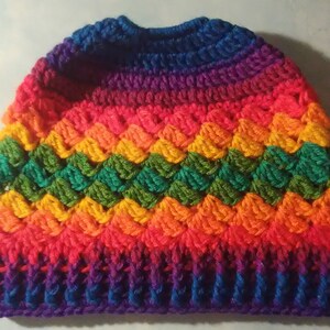 Hat Crochet Pattern PDF - Slanted Shells Hat Crochet Pattern (also ...