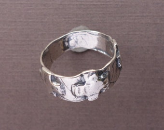 Sterling Silver Cross Ring/size 6.75