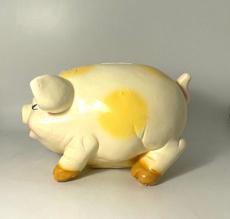 Piggy Bank Chalkware Smash Bank Made in Mexico Etsy