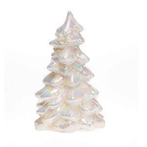 White Christmas Tree by Mosser Glass