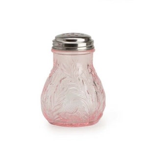 Pink Sugar Shaker Dispenser by Mosser Glass