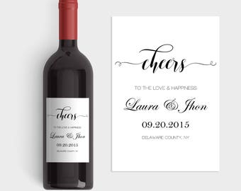 wedding wine labels wedding wine label template we do wine etsy