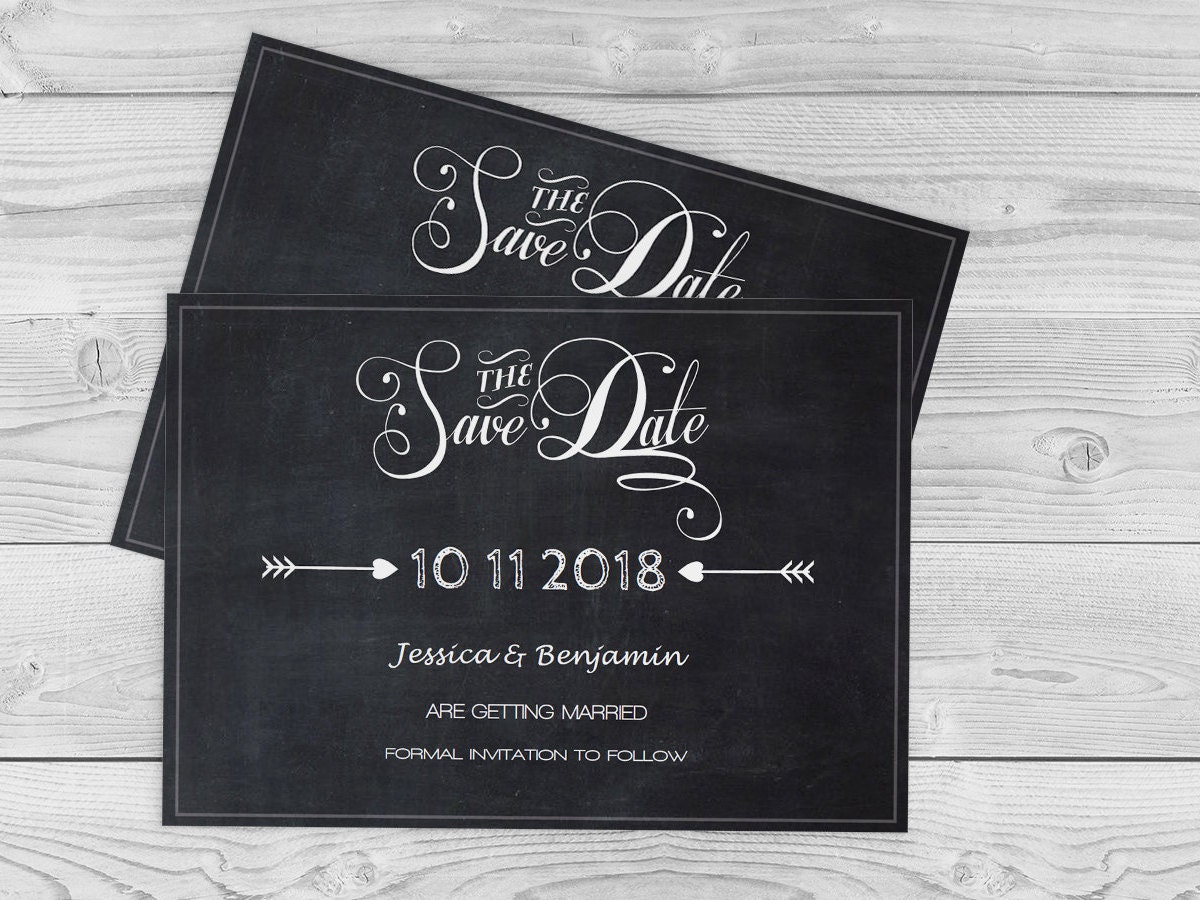 chalkboard-save-the-date-template-calligraphy-handlettered-etsy