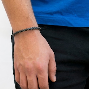 Men&#39;s Bracelet - Men&#39;s leather Bracelet - Men&#39;s Jewelry - Men&#39;s Gift - Boyfriend Gift - Husband Gift - Guys Bracelet - Guys Jewelry