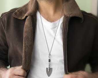 Men's Necklace - Men's stainless steel Necklace - Men's Jewelry - Men's Gift - Boyfriend Gift - Husband Gift - Present For Men - Male