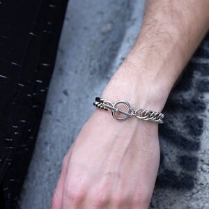 Men&#39;s Bracelet - Men&#39;s Silver Bracelet - Men&#39;s Jewelry - Men&#39;s Chain Bracelet - Men&#39;s Vegan Bracelet - Men&#39;s Gift - Boyfriend Gift - Guys