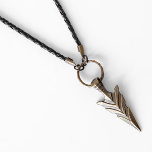 Mens Arrowhead necklace - Boho necklace - Tribal necklace for men - Rustic necklace for Men - Men&#39;s Spear head Necklace - Men Arrow pendant