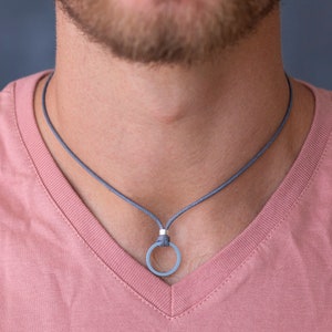 Halskette Männer, Männer Choker Halskette, Männer Vegan Halskette, Vatertagsgeschenk, Männer Schmuck, Männer Geschenk, Freundgeschenk, Jungs Halskette, Vegan Schmuck