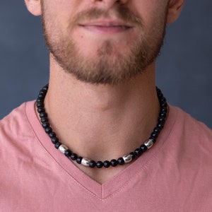 Herren Halskette - Perlen Halskette für Herren - Herren Halskette - Herren Schmuck - Herren Geschenk - Herren Geschenk - Herren Geschenk - Herren Schmuck - Herren Schmuck