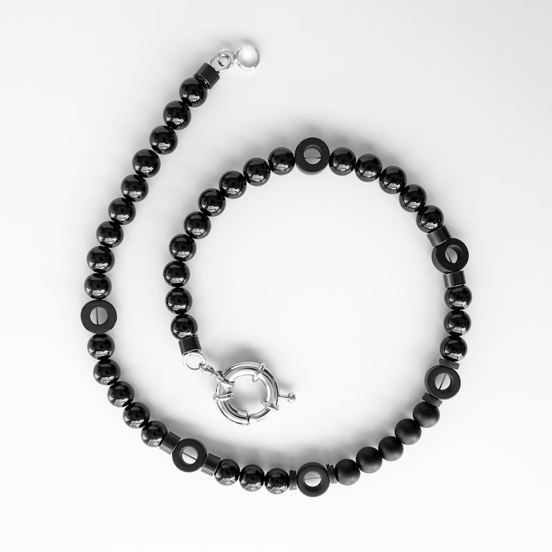 Men's Beaded Necklace Men's Necklace Men's Etsy