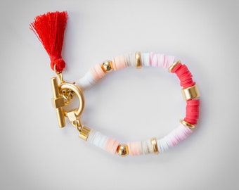 Colorful Beaded Bracelet - Beaded Bracelet - Beads Bracelet - Beaded Boho Bracelet - Minimalist Bracelet - Minimal Bracelet - Summer Jewelry
