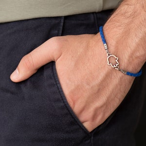 Men&#39;s Hamsa Bracelet - Men&#39;s Bracelet - Men&#39;s Evil Eye Bracelet - Men&#39;s Jewelry - Men&#39;s Gift - Boyfriend Gift - Husband Gift - Protection