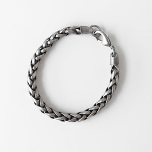 Men Bracelet - Men Silver Bracelet - Men Jewelry - Men Chain Bracelet - Men Vegan Bracelet - Men Gift - Boyfriend Gift - Guys Bracelet