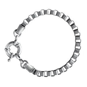 Men Bracelet - Men Silver Bracelet - Men Jewelry - Men Chain Bracelet - Men Vegan Bracelet - Men Gift - Boyfriend Gift - Guys Bracelet