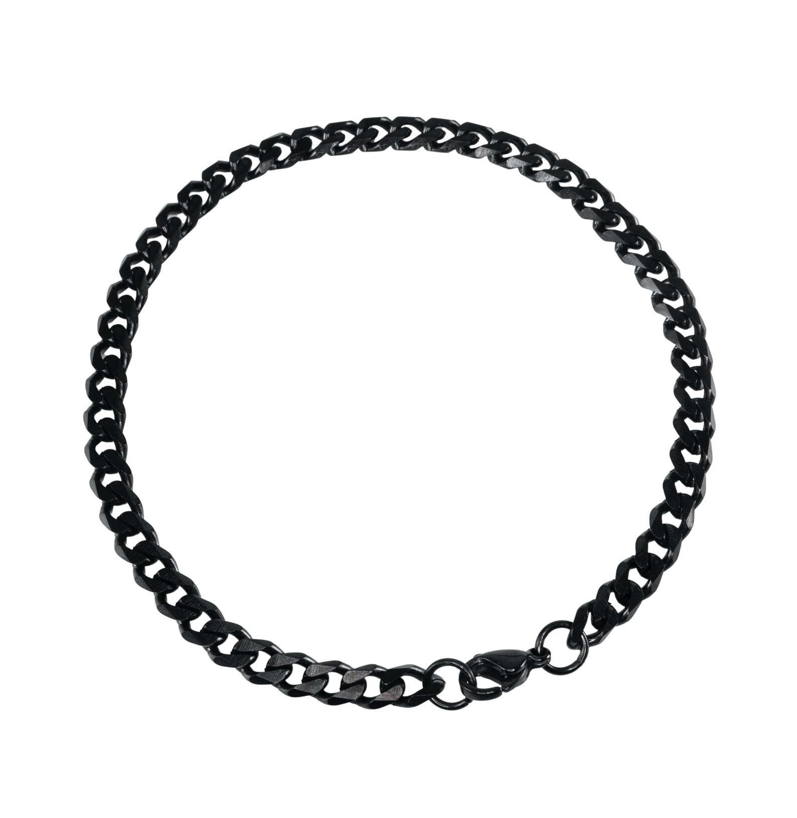 Mens Black Bracelet Mens Stainless Steel Bracelet Mens Chain Etsy