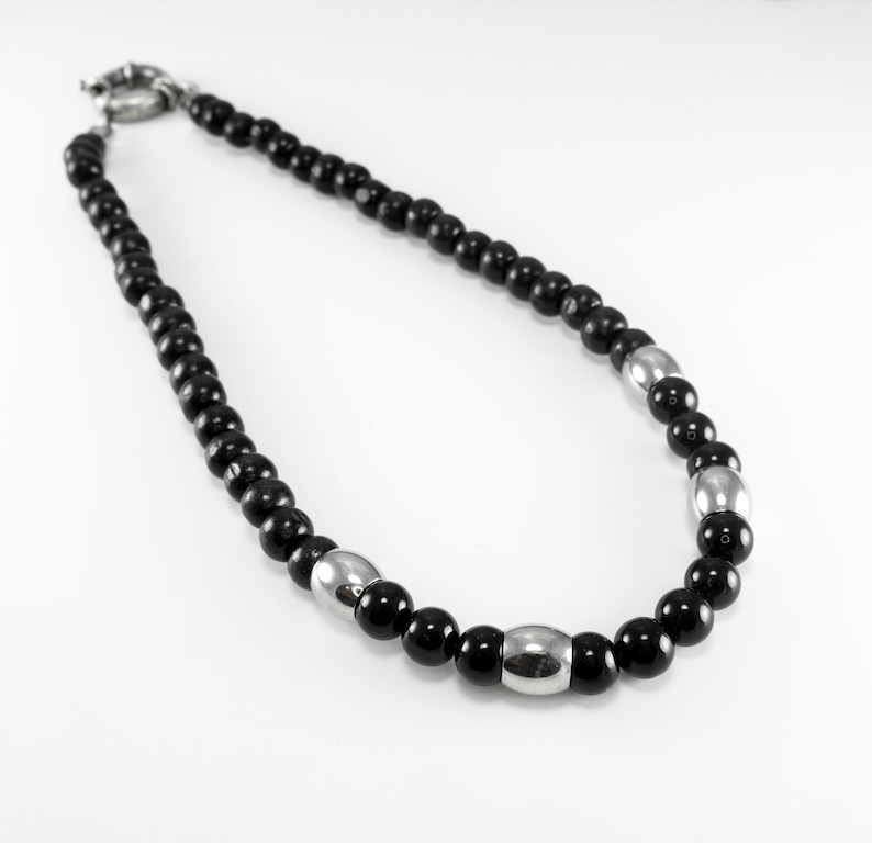 Men's Necklace Men's Beaded Necklace Men's Etsy Israel