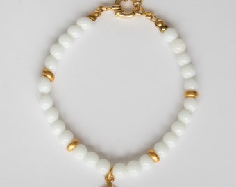 Men's Beaded Bracelet - Men's Strech Bracelet - Men's Bracelet - Men's Jewelry - Men's Gift - Husband Gift - Boyfriend Gift - Gemstone