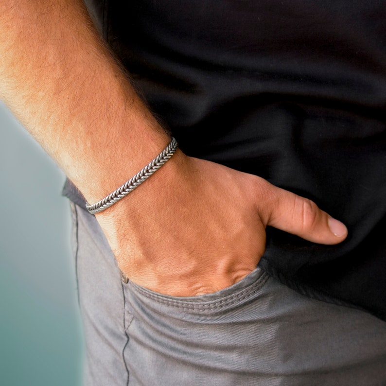 Men's Bracelet Set Set of 3 Bracelets for Men Etsy Israel